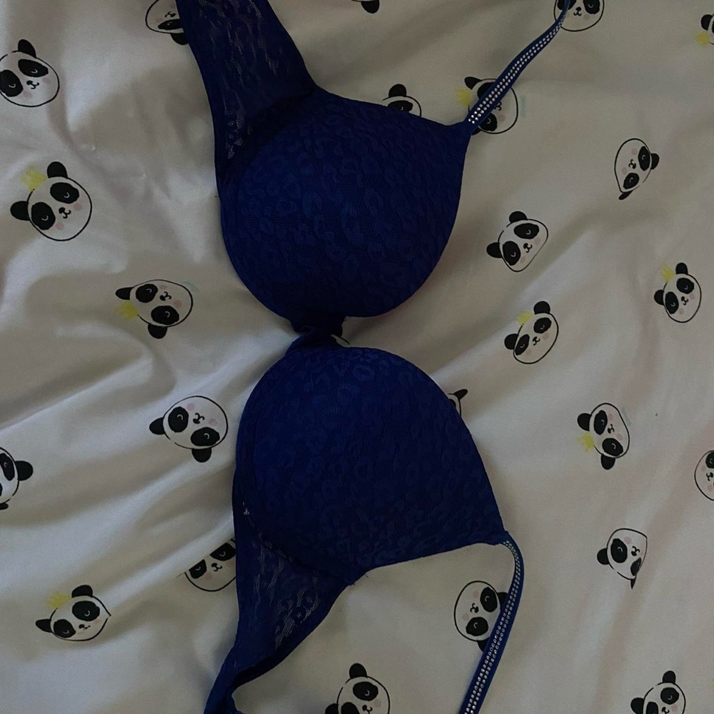 Victoria's Secret Blue Lace Bra